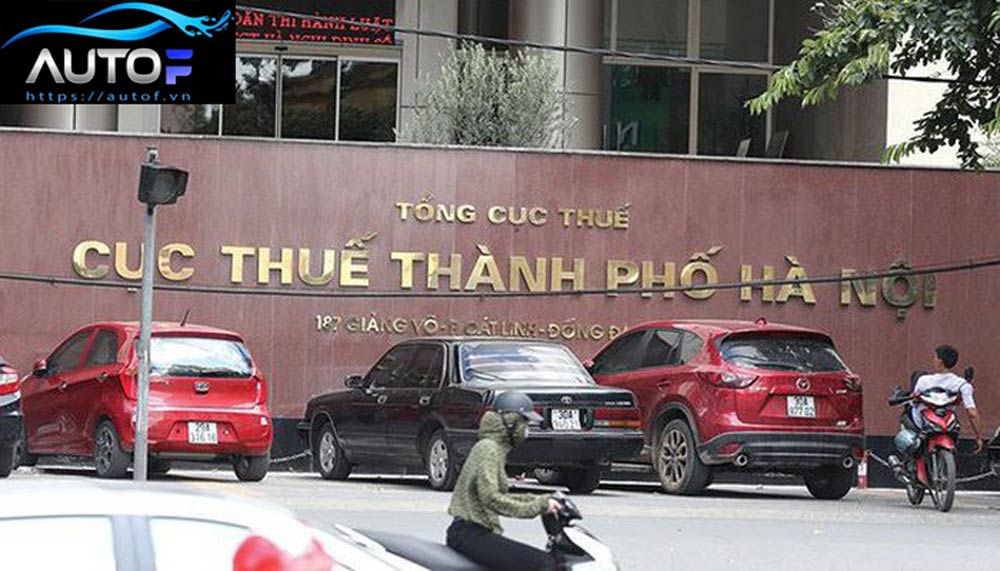 Chi cục thuế thành phố Hà Nội nằm trên đường Giảng Võ